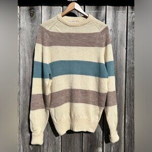 Parkhurst Vintage Wool Striped Sweater Medium